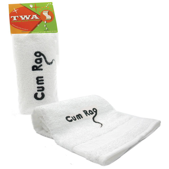 PHS International - Towels With Attitude - Cum Rag - Novelties & Games - Microfiber