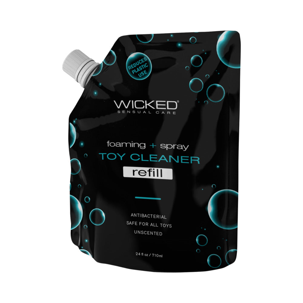 Wicked - Wicked Foaming & Spray Toy Cleaner Refill 24 oz. - Lubricants, Creams & Glides - Liquid