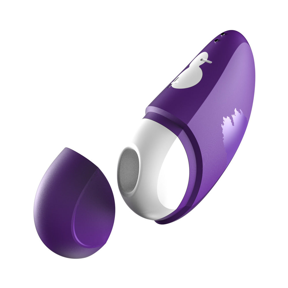 ROMP - ROMP Free Rechargeable Silicone Pleasure Air Clitoral Vibrator Purple - Vibrators - TPE/TPR/Elastomers