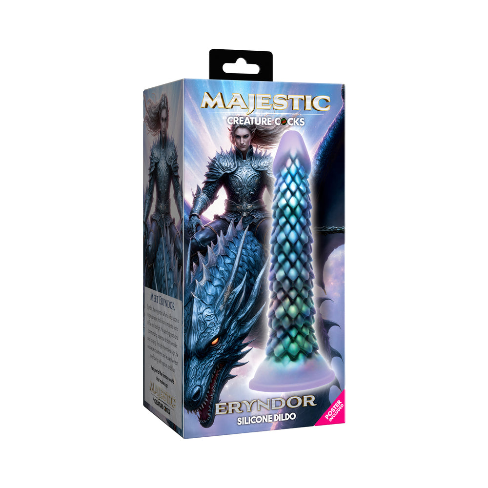 XR Brands - Majestic Eryndor Dragon Silicone Dildo - Dildos - Silicone
