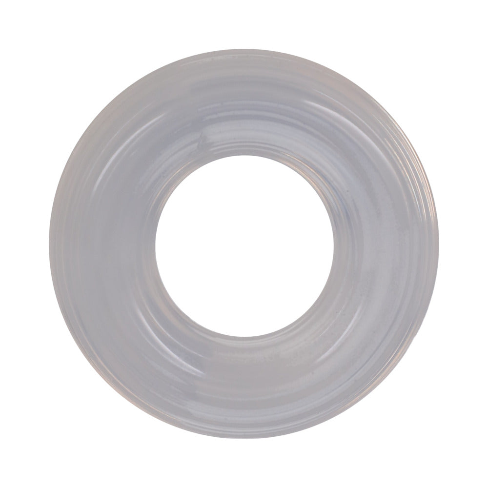 Rock Solid - Rock Solid Ribbed Sila-Stretch Donut 1in - Cockrings - Silicone