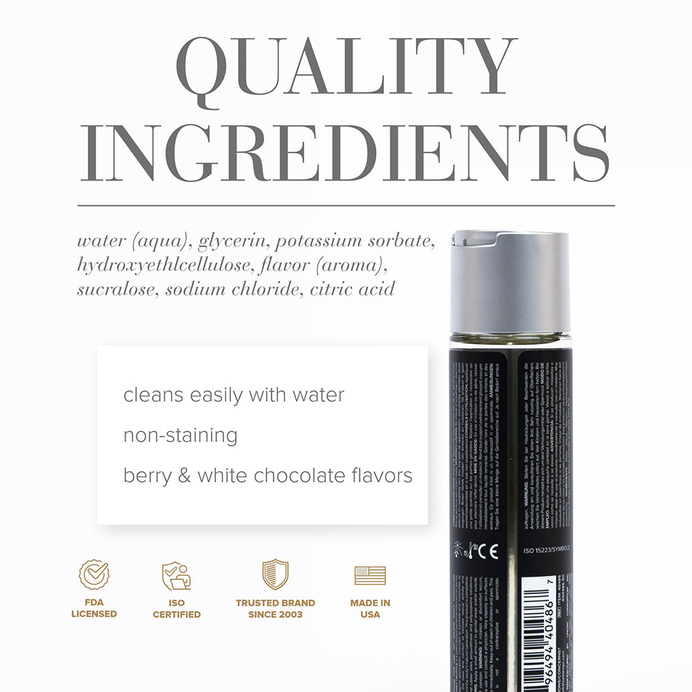 System JO - JO Gelato White Chocolate Rasberry Truffle Water-Based Lubricant 4 oz. - Lubricants, Creams & Glides - Liquid