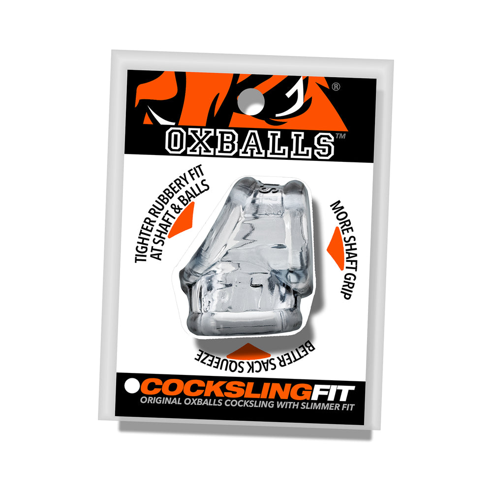 Oxballs - Oxballs Cocksling Fit Sling Clear - Cockrings