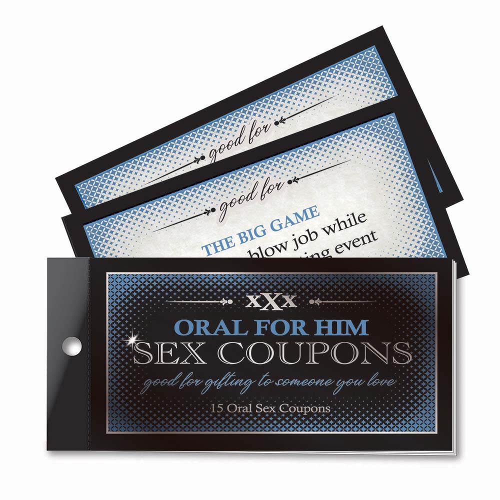 Little Genie - Oral Adventures For Him Sex Coupons - Couples - Paper