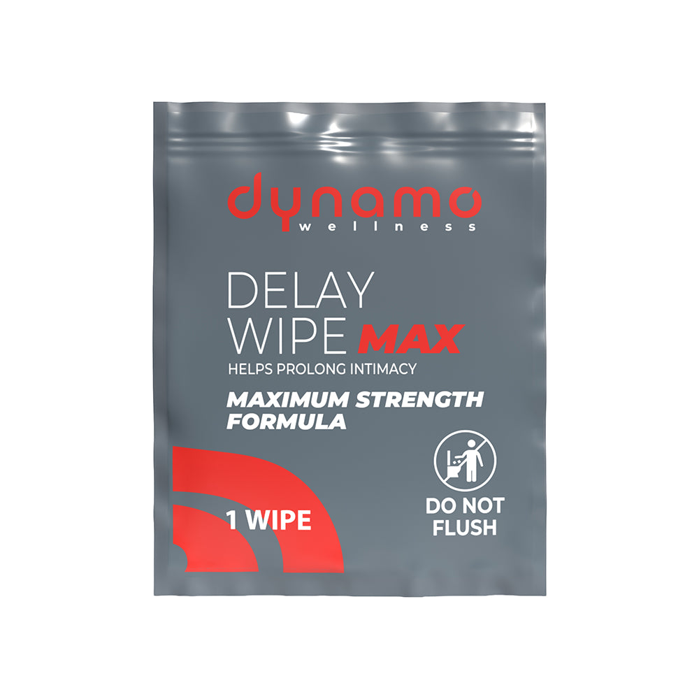 Dynamo Wellness - Dynamo Wellness Maximum Strength Delay Wipe 7.5% - 6 Pack - Supplements & Enhancers