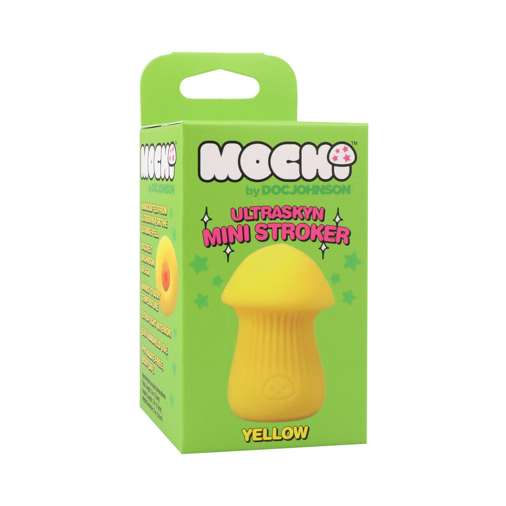 Doc Johnson - Mochi ULTRASKYN Mini Stroker Yellow - Masturbation Aids for Males