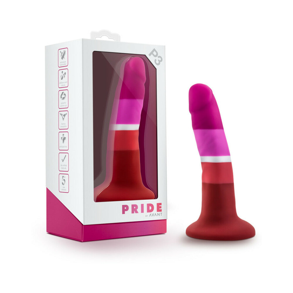 Blush - Avant Pride P3 Beauty 5.5 in. Silicone Dildo - Dildos - Silicone