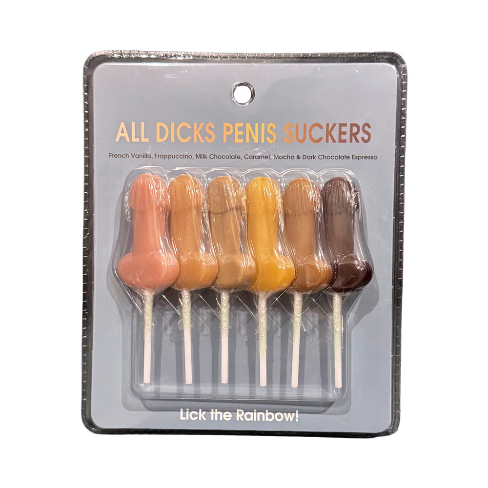 Kheper Games - All Dicks Penis Suckers 6pk - Novelties & Games