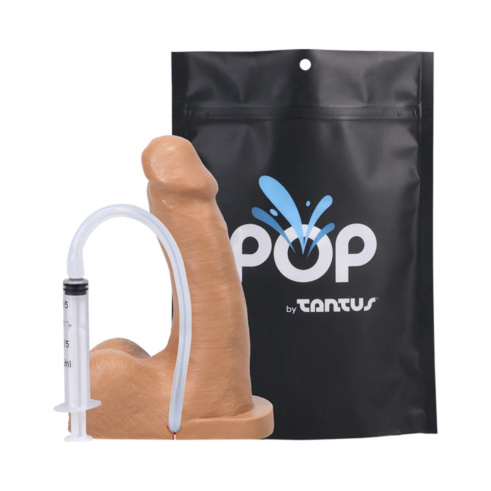 Tantus - Tantus POP n'' Play Squirting Packer Honey (Bag) - Dildos - Silicone