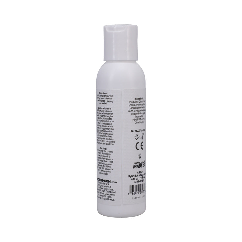 Doc Johnson - A-Play Hybrid Anal Lubricant 4 fl. oz. - Lubricants, Creams & Glides - Liquid
