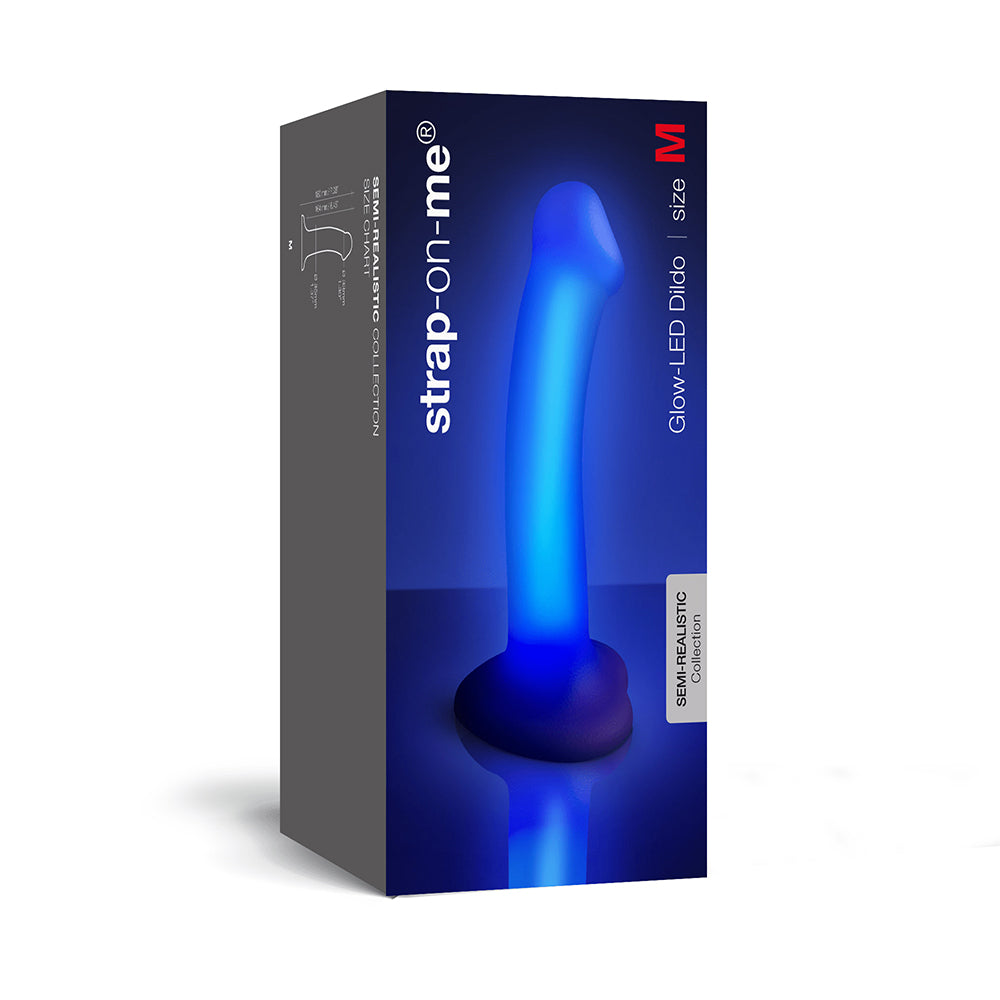 Lovely Planet - Strap-On-Me Glow-LED Dildo - Dildos