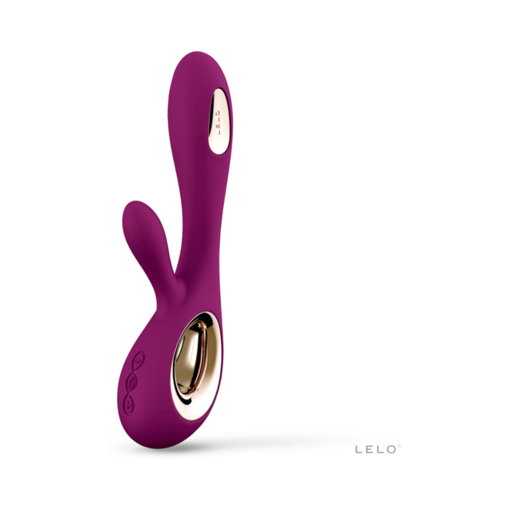 LELO - LELO SORAYA WAVE Rechargeable Rabbit Vibrator Deep Rose - Vibrators - Silicone