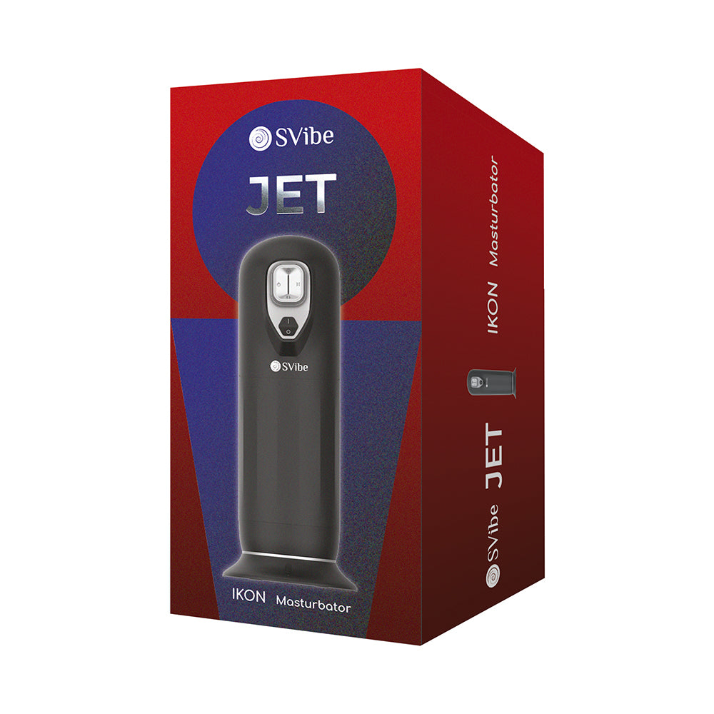 SVibe - SVibe Ikon Jet Masturbator - Masturbation Aids for Males - TPE/TPR/Elastomers