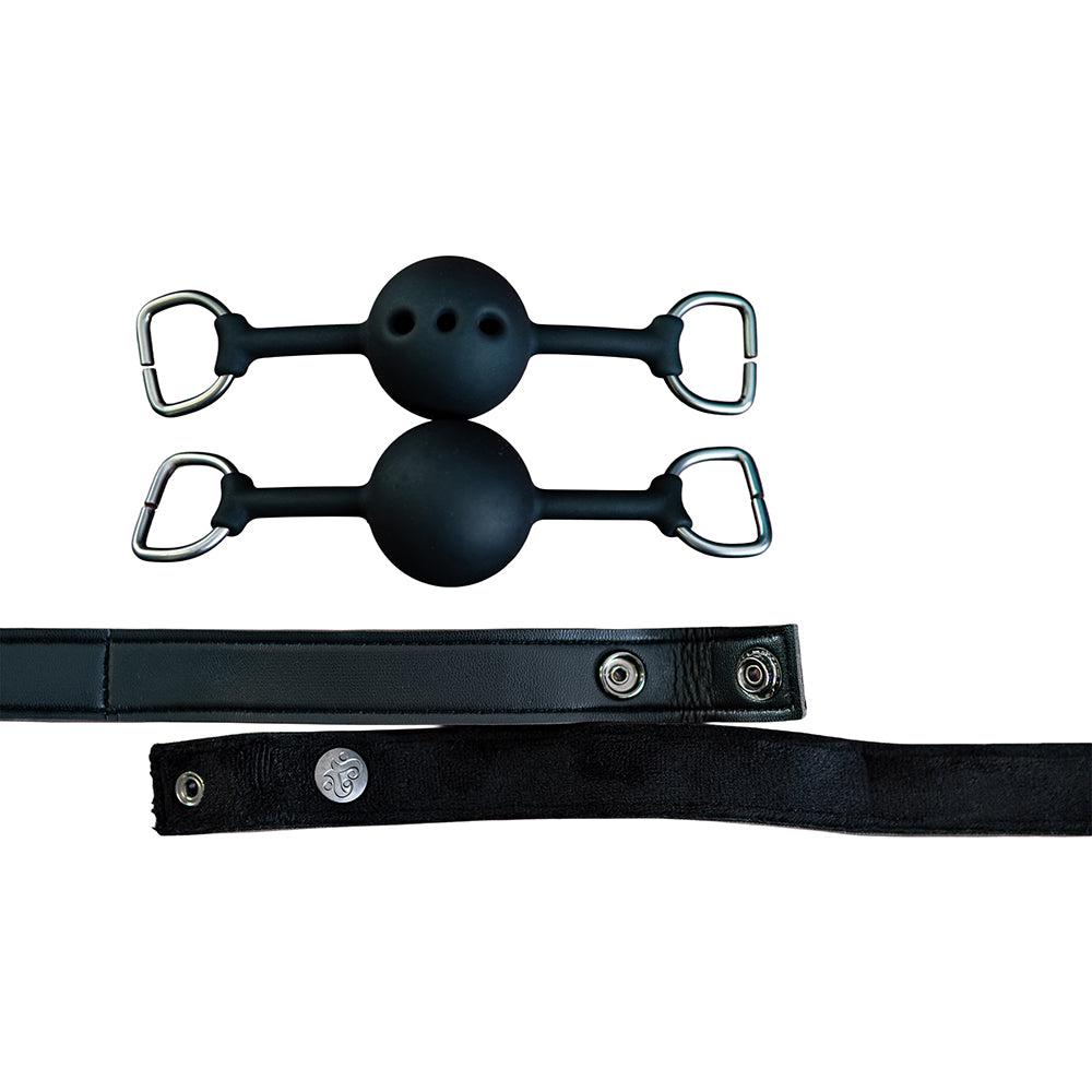 Creative Conceptions - SEI MIO Silent Authority Progressive Interchangeable Ball Gag Set - Bondage & Fetish Toys